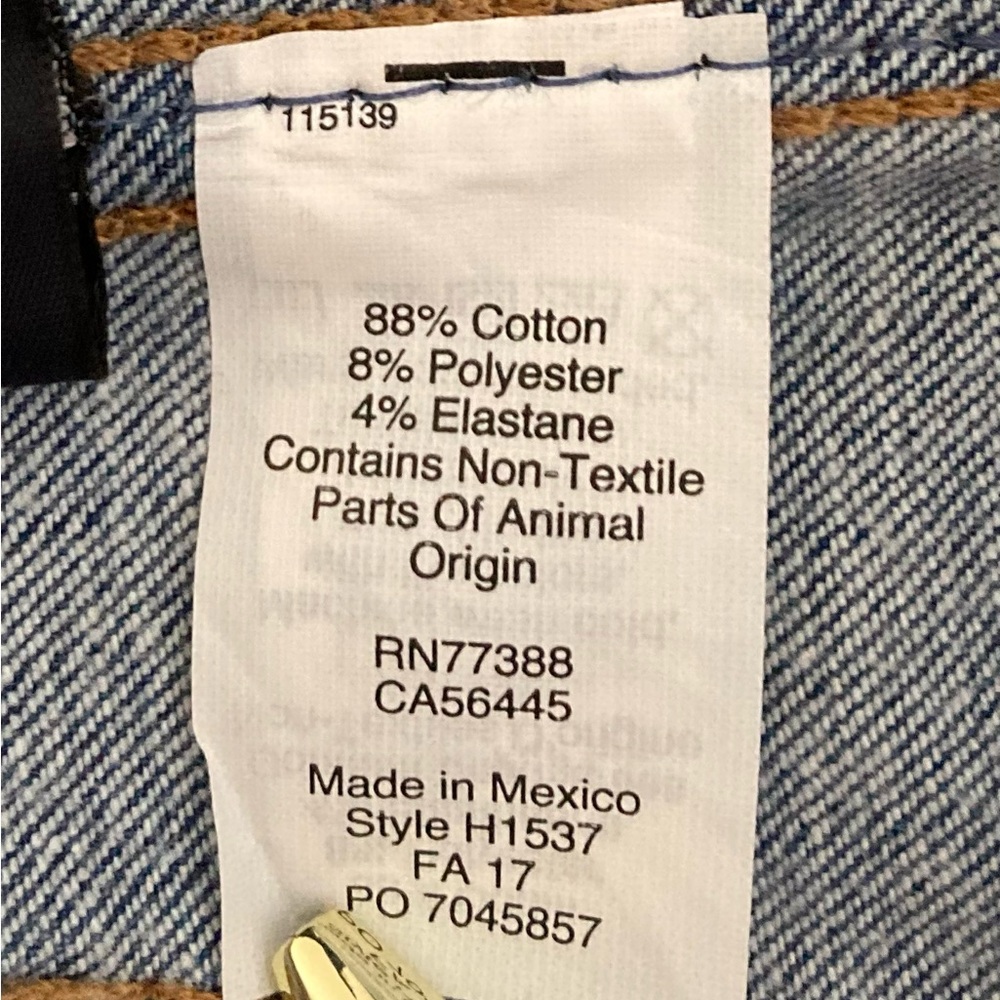 Madewell women’s slim straight denim jeans, size 26 - Picture 10 of 11
